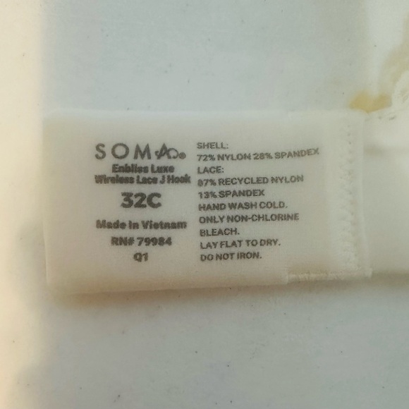 Soma cream t shirt bra Enbliss Luxe 32C - Picture 6 of 6